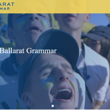 the home page of Ballarat Grammara Connect